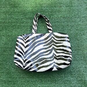 Y2K Zebra Print Shoulder Bag
